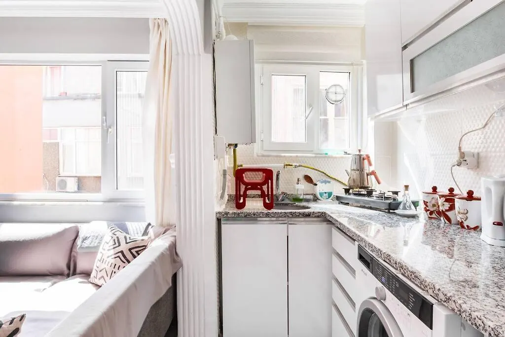 이스탄불 Practical And Cozy Flat Near Taksim Istikal 아파트 0*,